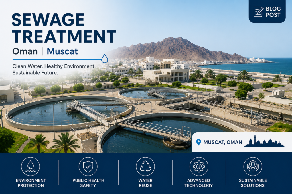 Sewage Treatment Auto Irrigation 1 Sewage Treatment Oman Muscat STP plant and automated irrigation system