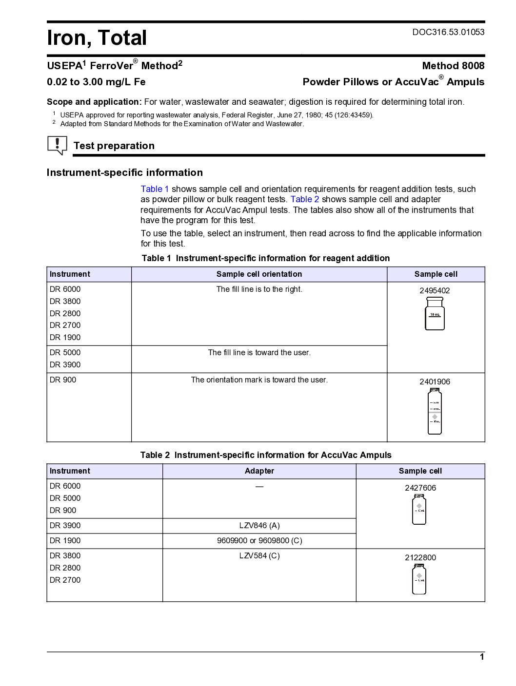 HACH Iron Reagent (2105769) | For Accurate Water Testing | UV Water Systems Oman 3 HACH Iron Reagent (2105769) | For Accurate Water Testing | UV Water Systems Oman - Image 2