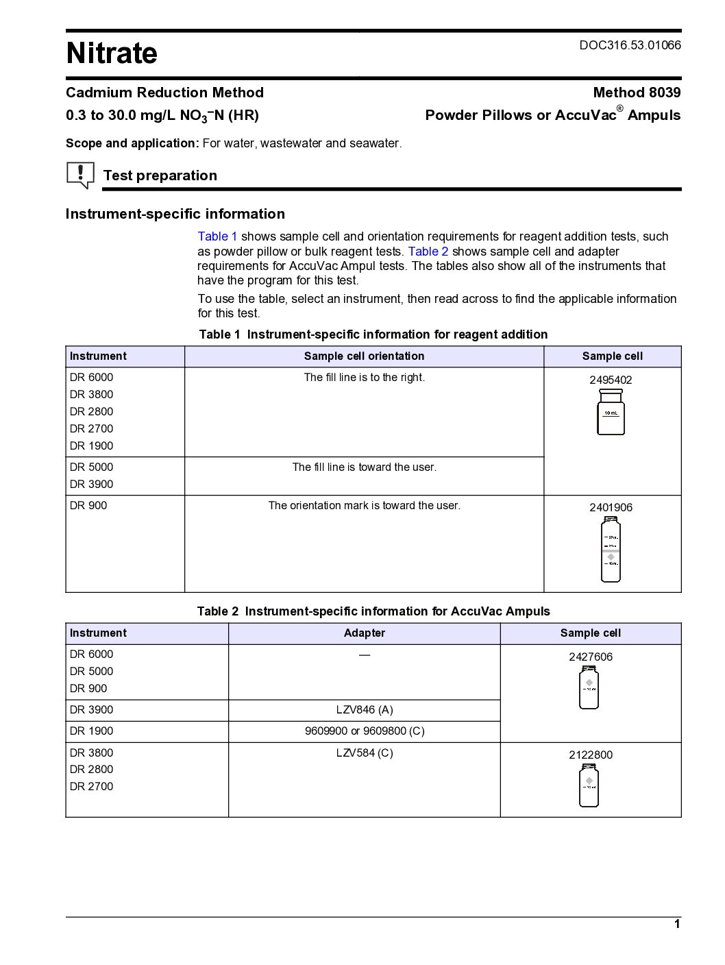 HACH Nitrate Reagent Oman Muscat 2106169 | For Water Analysis | UV Water Systems Oman 3 HACH Nitrate Reagent Oman Muscat 2106169 | For Water Analysis | UV Water Systems Oman - Image 2
