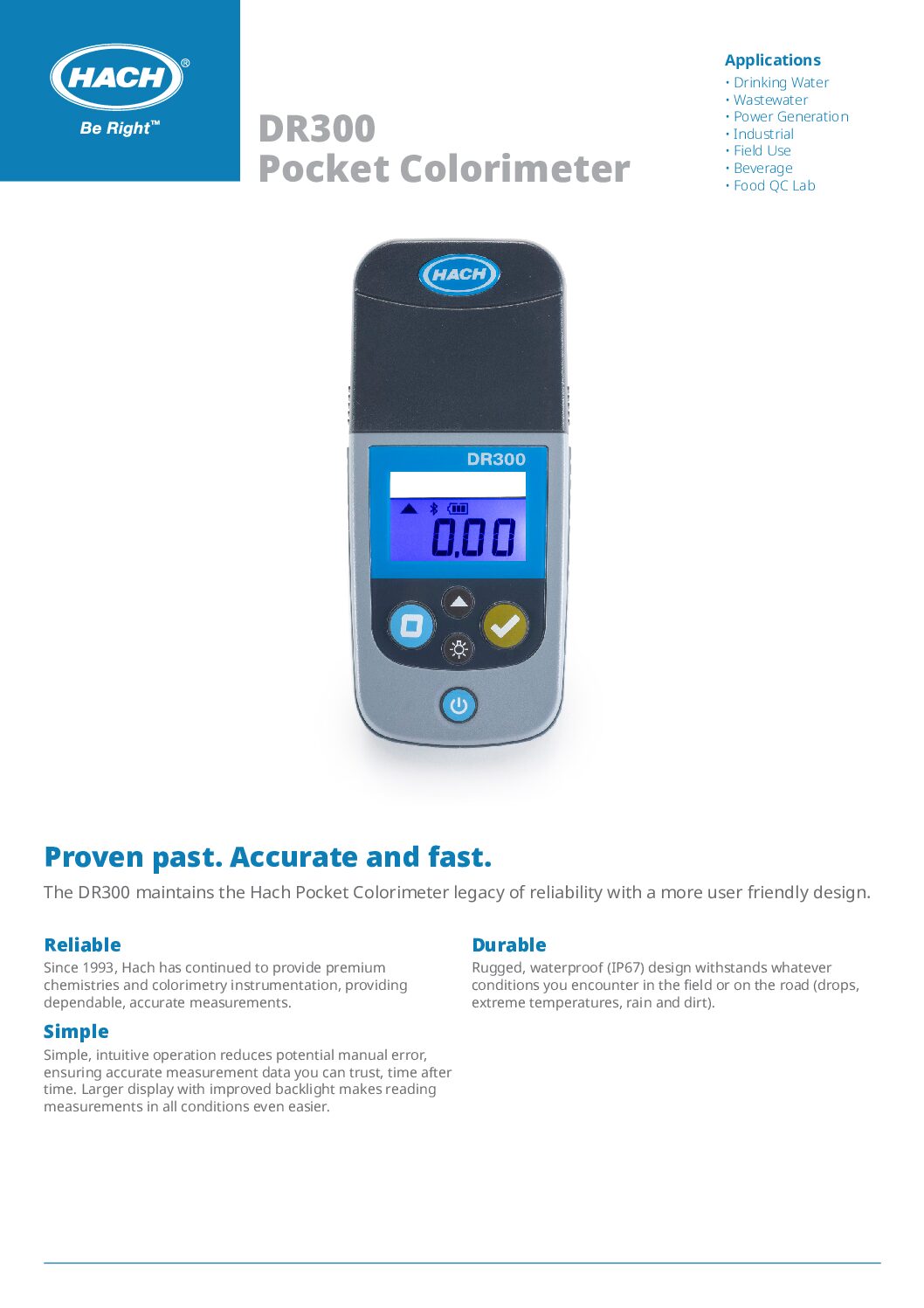 Hach DR300 Oman Muscat Pocket Colorimeter - LPV445.99.00110 | For Free & Total Chlorine Testing | Available in Muscat 7 Hach DR300 Oman Muscat Pocket Colorimeter - LPV445.99.00110 | For Free & Total Chlorine Testing | Available in Muscat - Image 4