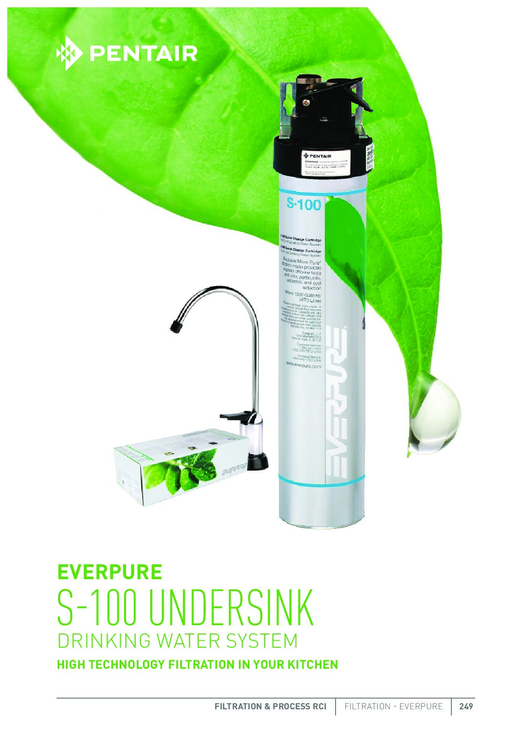 Everpure S-100 Drinking Water System 1