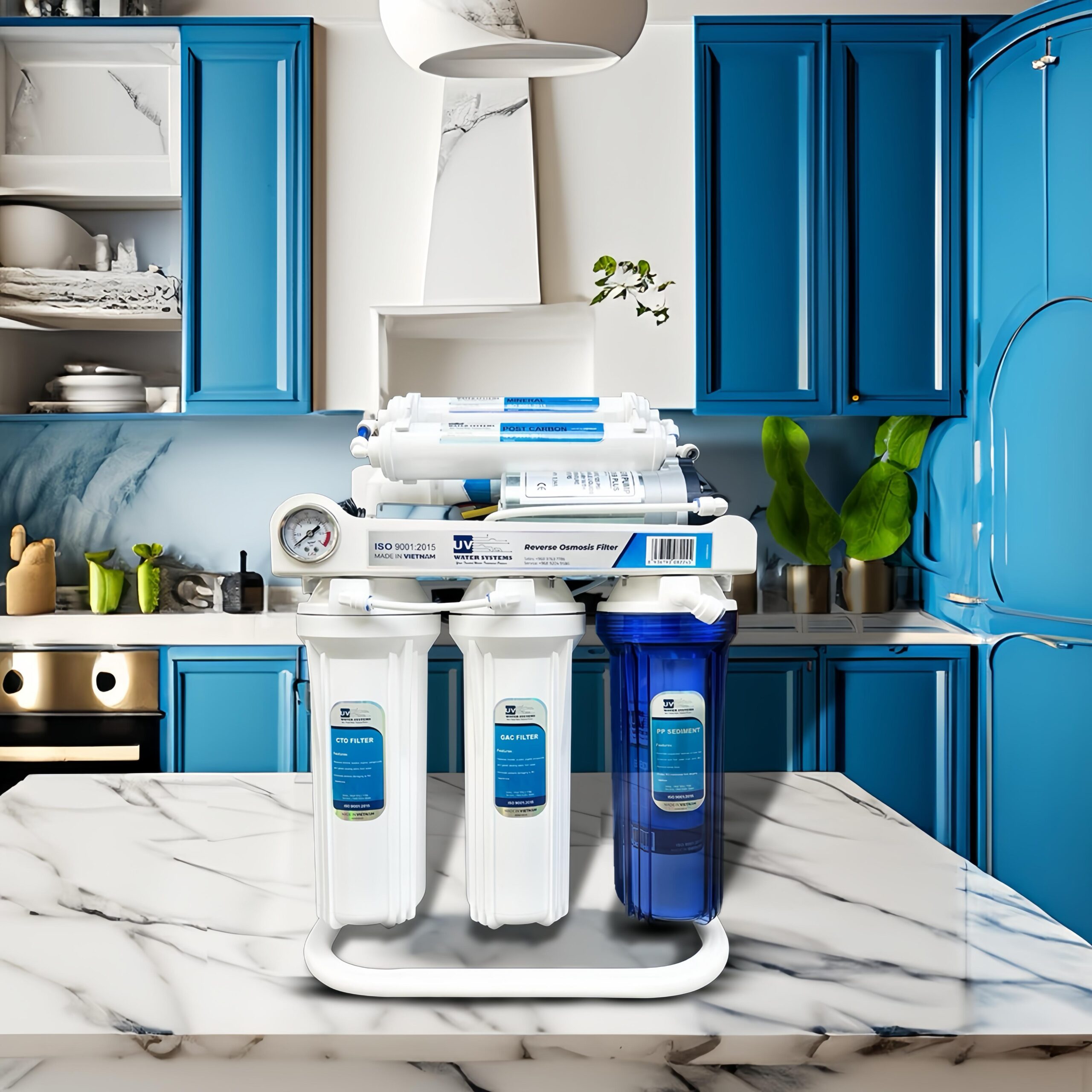 6-Stage Reverse Osmosis Water Filter Under Sink Residential for kitchen Purifier - Image 2