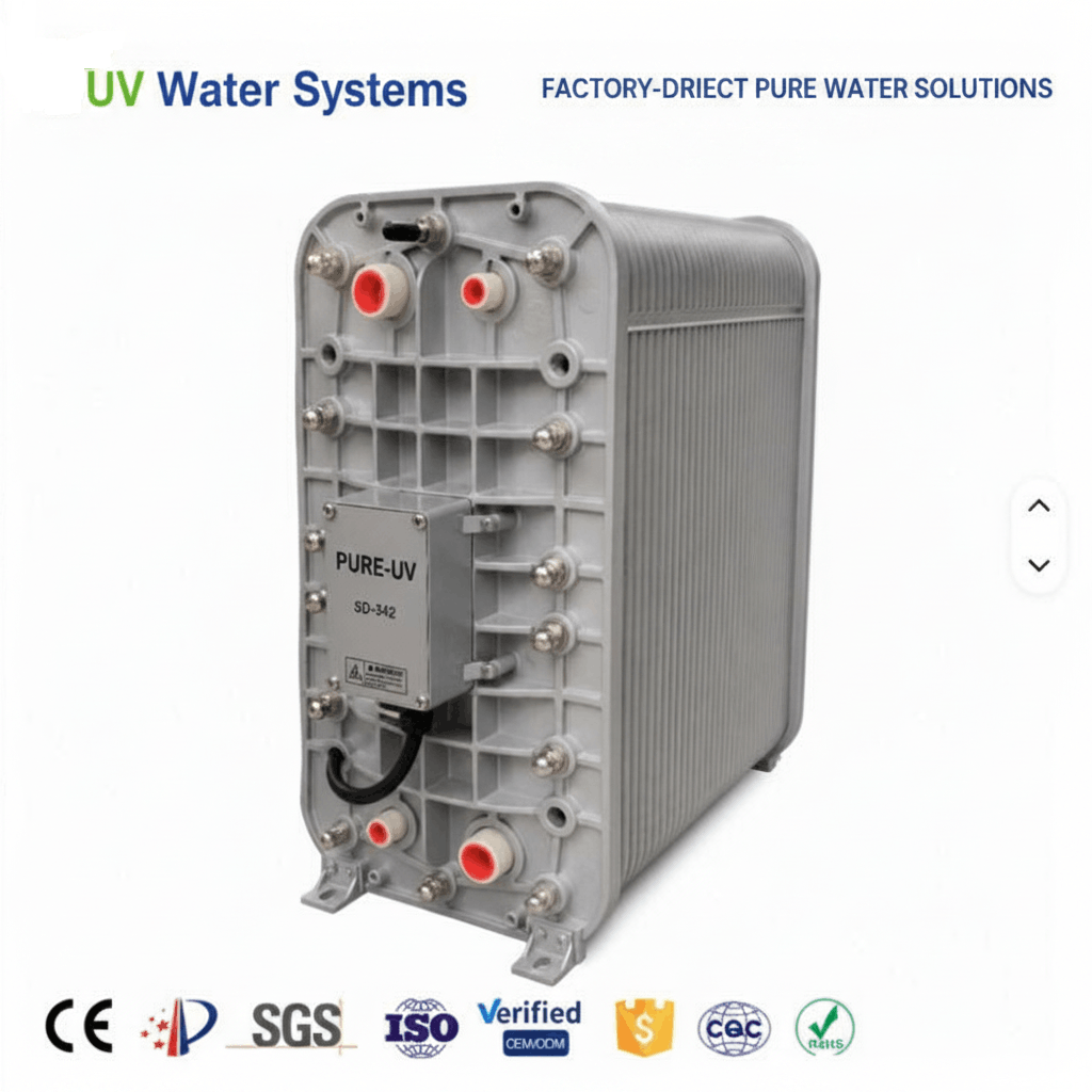 Commercial EDI plant Muscat installation by UV Water Systems