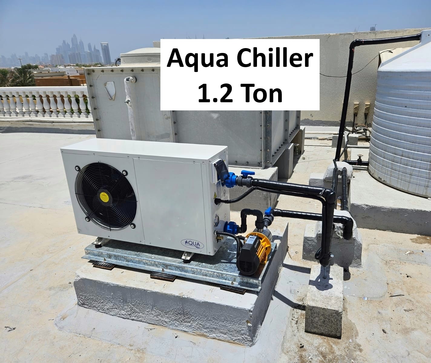 Water Tank Chiller Oman – AQUA Roof Tank Chiller System (Premium Italian Technology) 1 Tank water cooler oman Muscat