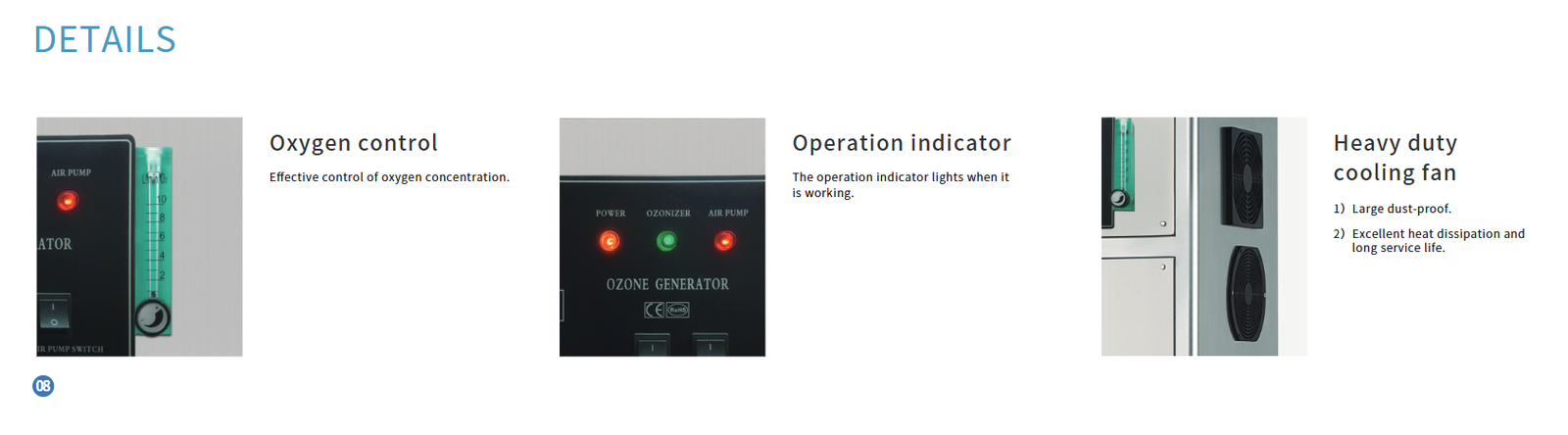 Ozone Generator Oman Muscat – DNO-10G 10G Built-in PSA Oxygen Source Ozone Generator 3 Ozone Generator Oman Muscat – DNO-10G 10G Built-in PSA Oxygen Source Ozone Generator - Image 2