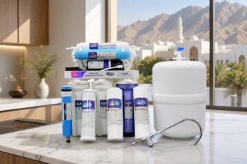 Axtron filter service Muscat - Axtron 8 stage RO system with cartridges, membrane and pressure tank