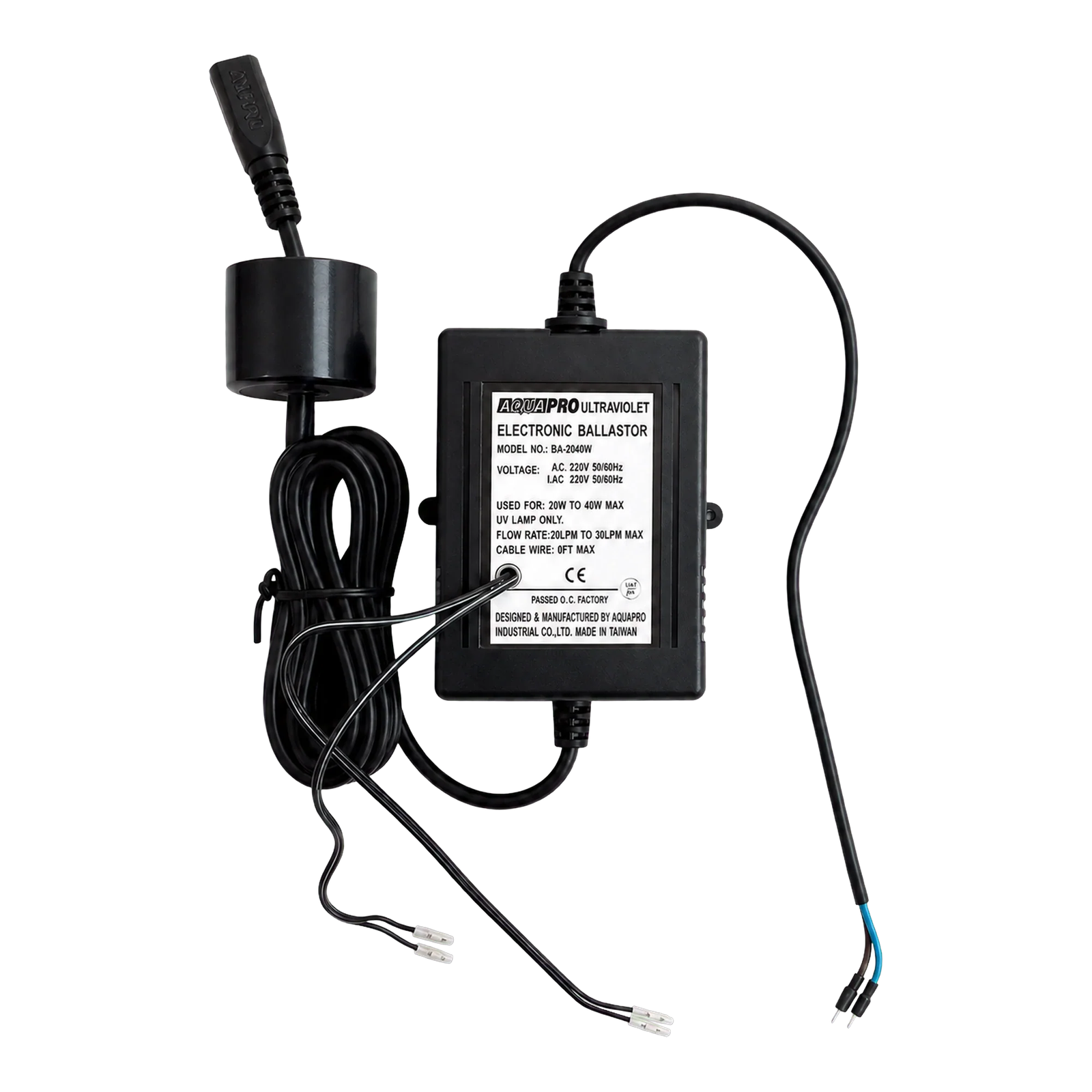 Aquapro UV ballast Oman 40W Indicator