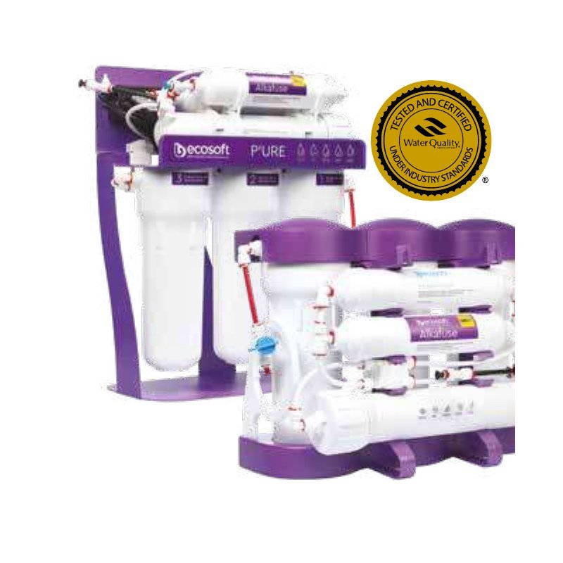 Ecosoft PURE AlkaFuse Alkaline Water Purifier – RO with pH ≥ 8.5 3 Alkaline water purifier – Ecosoft PURE AlkaFuse supplied by UV Water Systems Oman