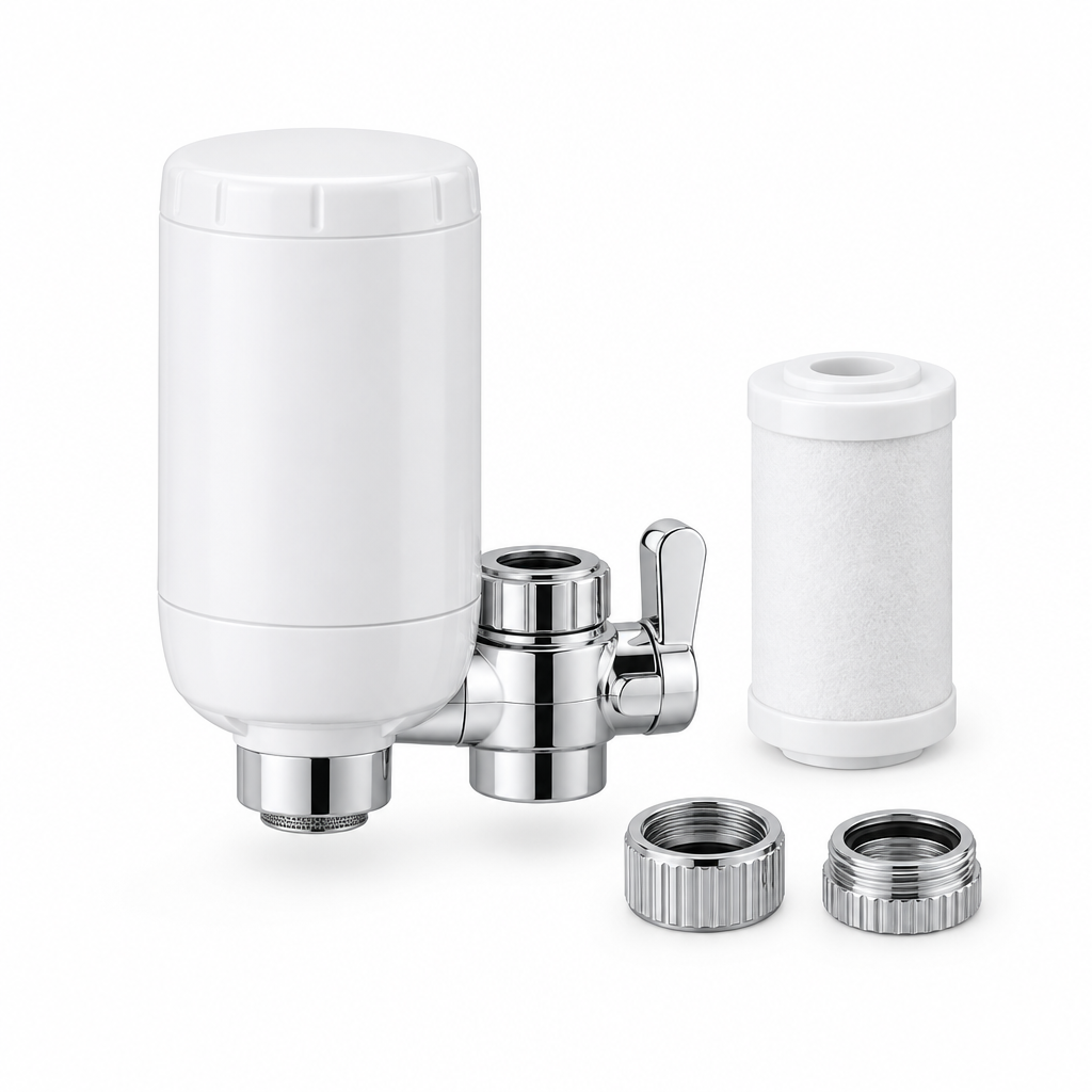 Faucet Water Filter Oman – 3-in-1 Tap-Mounted Filtration (C125, C126) 1 Faucet water filter Oman 3-in-1 tap filter