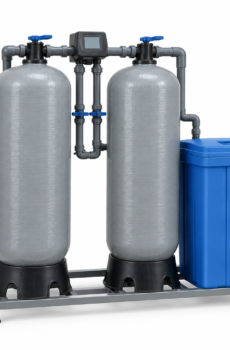 Industrial water softener Oman duplex softening plant