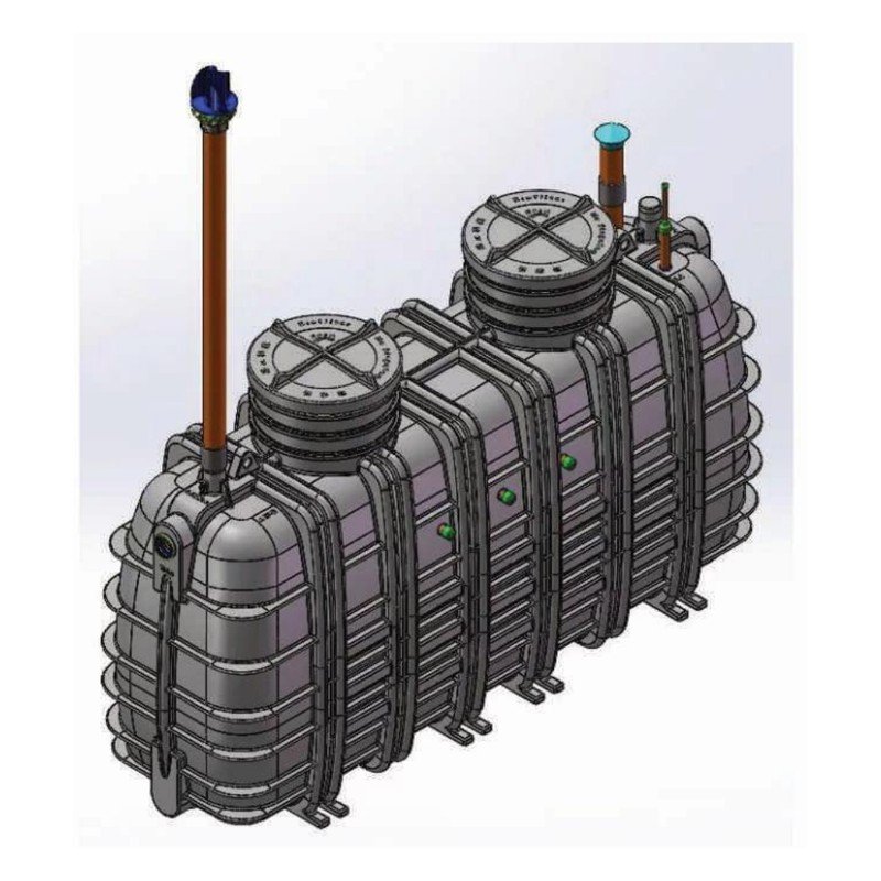 JM Biofilter Septic Tank – Non-Electric BioFilter 500 to 10000, 0.5–10 m³/day 3 Biofilter Septic Tank – JM BioFilter 500–10000 supplied by UV Water Systems Oman