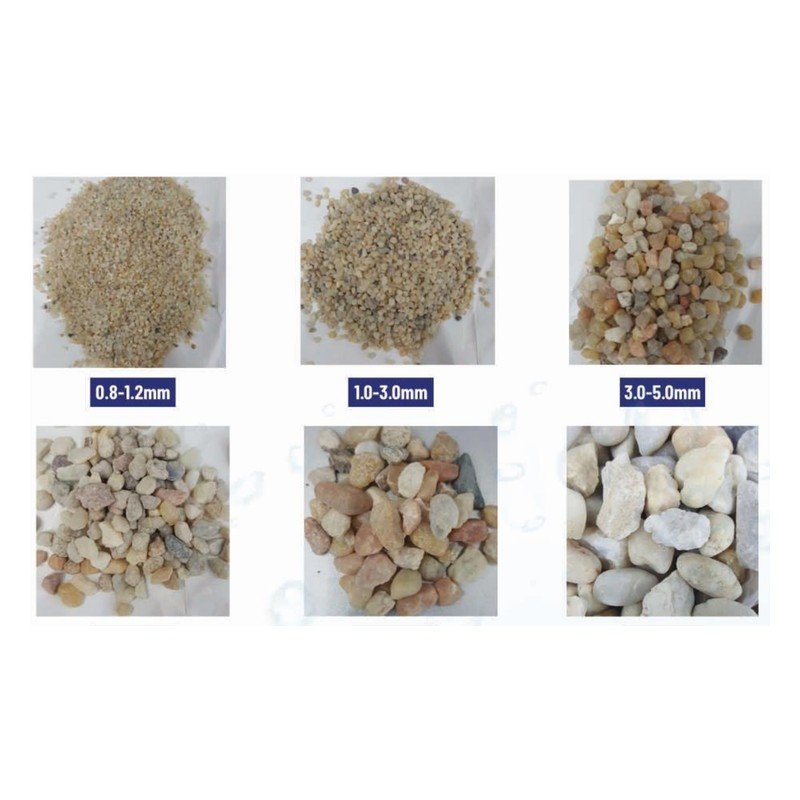 JM Silica Sand Filter Media – Gravel 0.8 to 16 mm, Anthracite and Activated Carbon 3 Silica Sand Filter Media – JM Gravel, Sand & Carbon supplied by UV Water Systems Oman