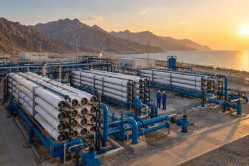 Oman water treatment market - desalination plant on the Oman coast