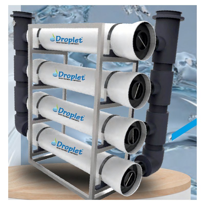 Droplet High Flow Cartridge Filter Housing – FRP, 60" Quick Change 3 High flow cartridge filter housing – Droplet High Flow Housing supplied by UV Water Systems Oman