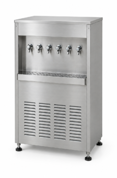 Stainless steel water cooler Oman with 6 taps