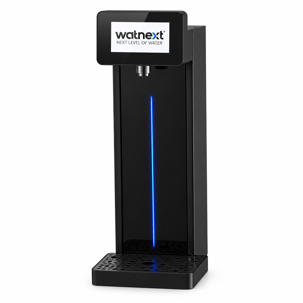 Watower Oman black water dispensing tower for bottles and jugs